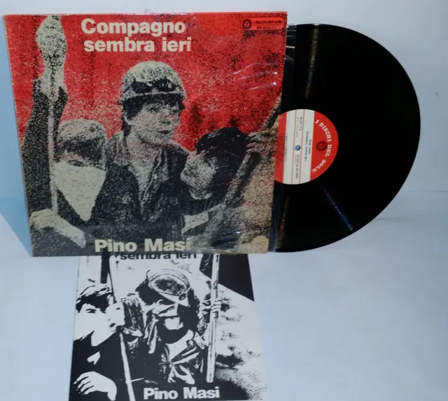 PINO MASI compagno sembra ieri LP ORIG + LIBRO  italian prog psych progressive
