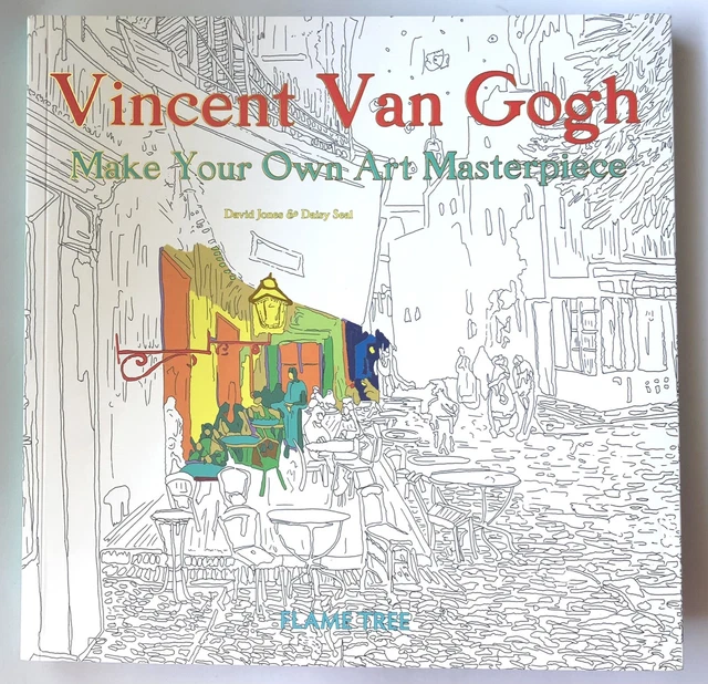 ART COLORING BOOK Vincent Van Gogh Make Your Own Art Masterpiece 14.50