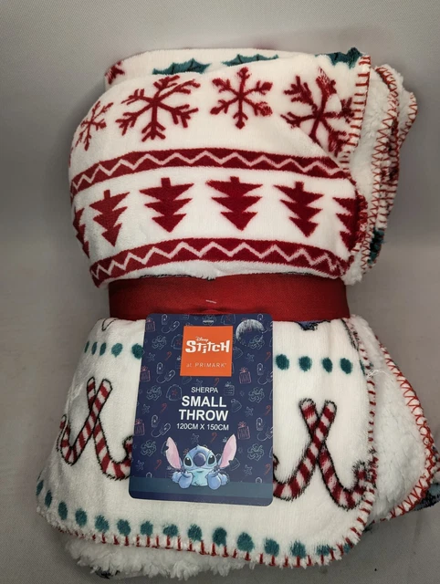 Disney Lilo & Stitch Christmas Small Throw Blanket 47” x 59” Primark Exclusive Disney Lilo & Stitch Christmas Small Throw Blanket 47” x 59” Primark Exclusive