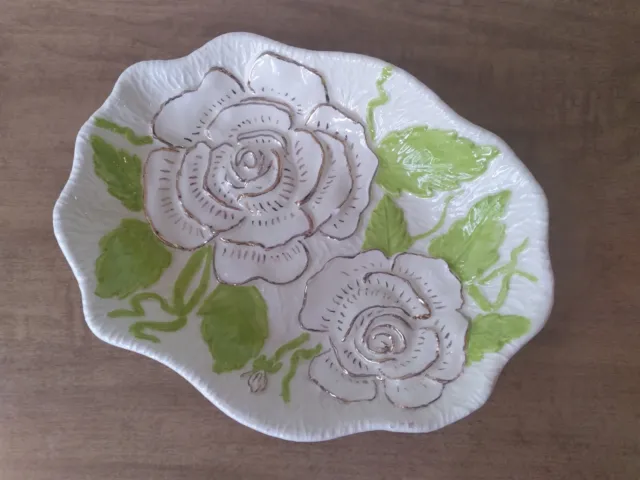 Textured Floral Candy / Trinket Dish