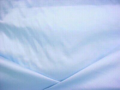 7-3/8Y Kravet Lee Jofa Baby Blue Cotton Sateen Drapery Upholstery Fabric