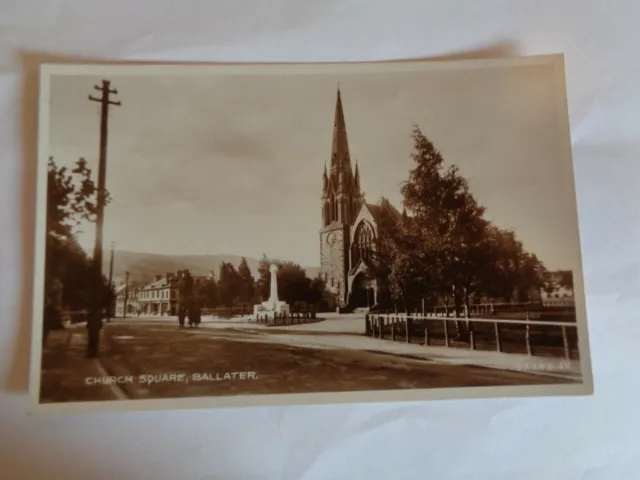 Church Square, Ballater - Unposted Real Photo Postcard