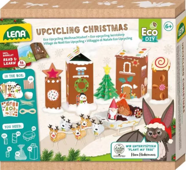 SIMM LENA® Eco Upcycling Christmas, Faltschachtel