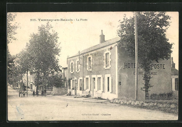 CPA Tamnay-en-Bazois, Hotel de la Poste 1922