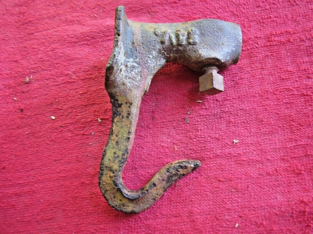 Antique Vintage Barn Hardware, Trolley Track Hook
