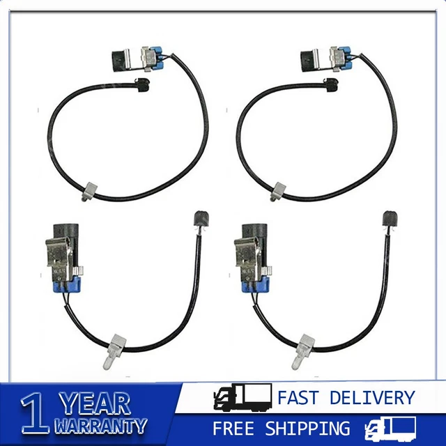 4x Centric Parts Front Rear Disc Brake Pad Wear Sensor For Seville 1998~2003