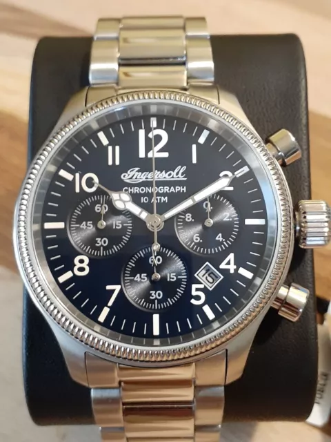 Ingersoll The Apsley Mens Quartz Chronograph Watch I03803 S