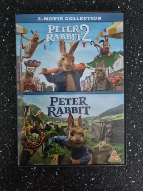 PETER RABBIT 1 & 2 2-Movie Collection (DVD, 2021)