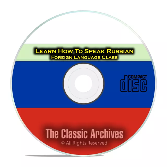 Learn How To Speak Russian, Fast & Easy Foreign Language Training Course, CD E13