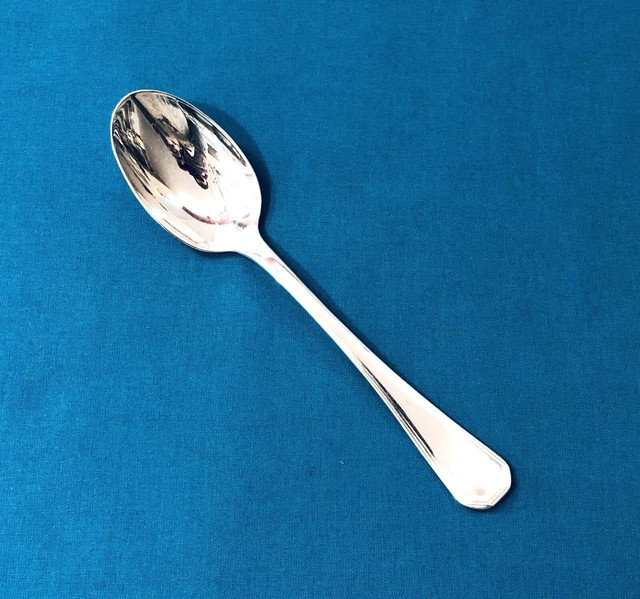 Cuillère à Entremet Christofle Modèle Port Royal – Métal Argenté, Fabrication Française (occasion)