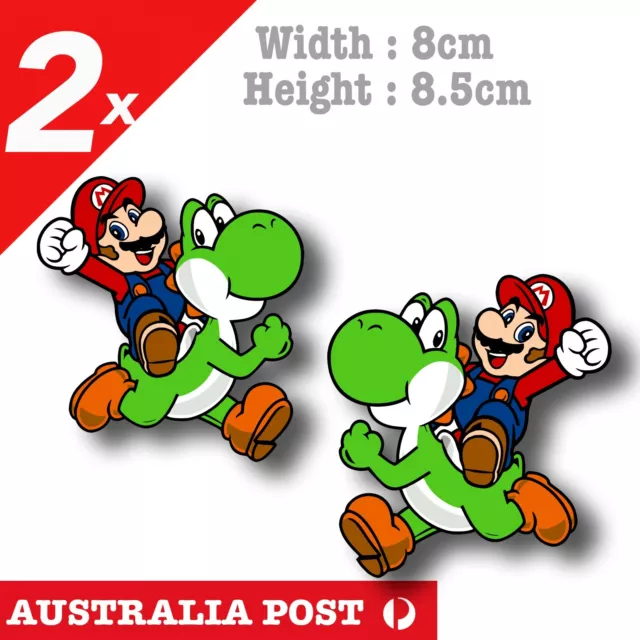 Super Mario and Yoshi, Nintendo Game Character Sticker