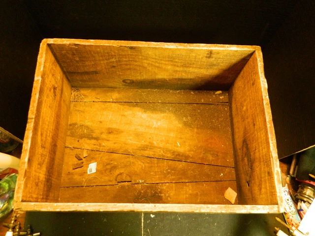 Vintage Dovetailed Atlas Powder Co. I.C.C. - I4 Wooden Crate 40% Strength Good 5