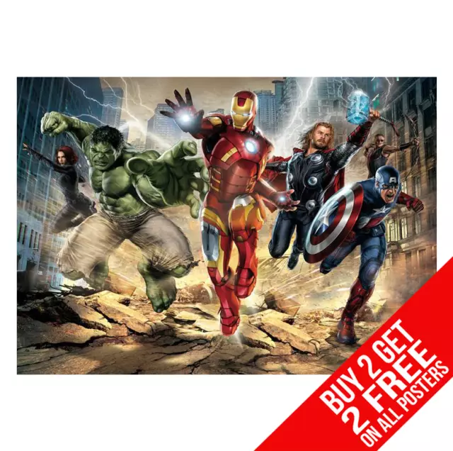 Avengers Marvel Poster Art Print A4 A3 Size - Buy 2 Get Any 2 Free