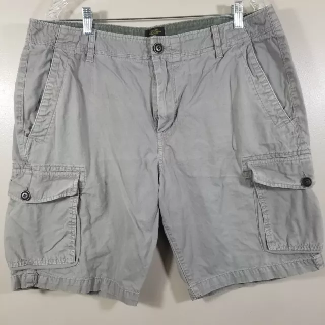 Lucky Brand Cargo Shorts Men’s Size 36 Type L-54C Military Surplus Gray