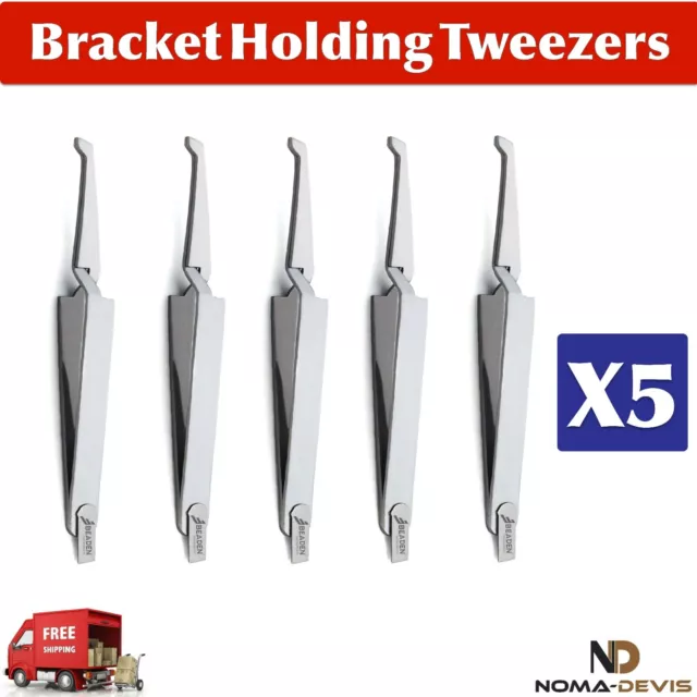 Orthodontic Bracket Holding Removing Reverse Action Tweezers Dental Instruments