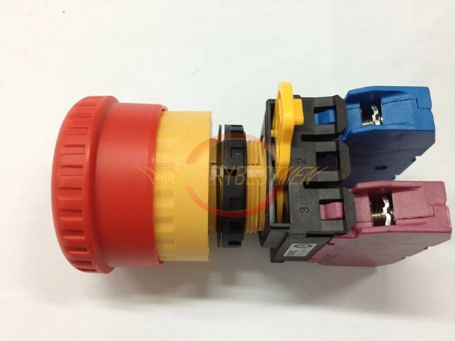 Mxuteuk 1NC 1NO 22mm Red Mushroom Emergency Stop India