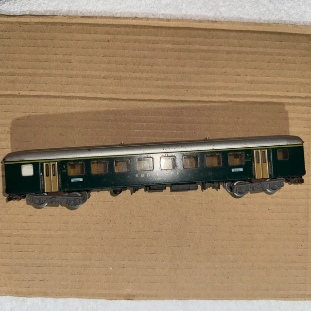 MÄRKLIN 4066 - Passenger car 1st class, SBB USED Scale H0 Good ...