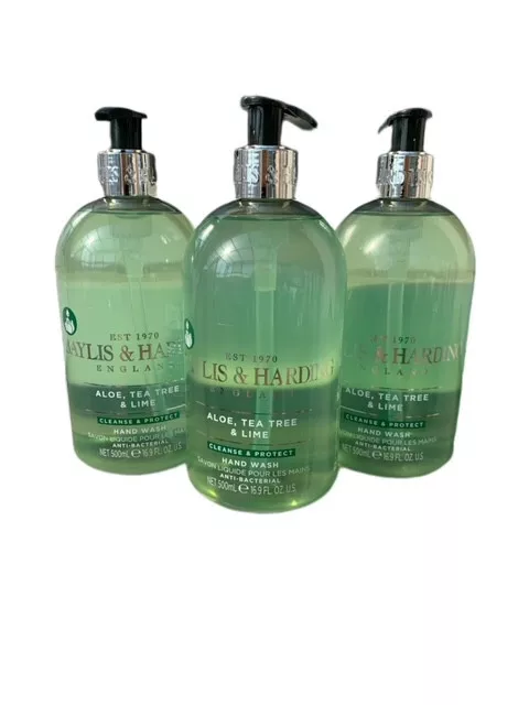 Baylis & Harding Antibakterielle Flüssighandseife 500ml - Aloe, Teebaum und Lime