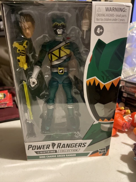 DINO CHARGE GREEN RANGER Mighty Morphin Power Rangers Lightning 6" Figure Hasbro
