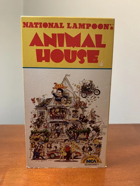 NATIONAL LAMPOON'S ANIMAL House (VHS,1978) MCA Regenbogen selten EUR 21