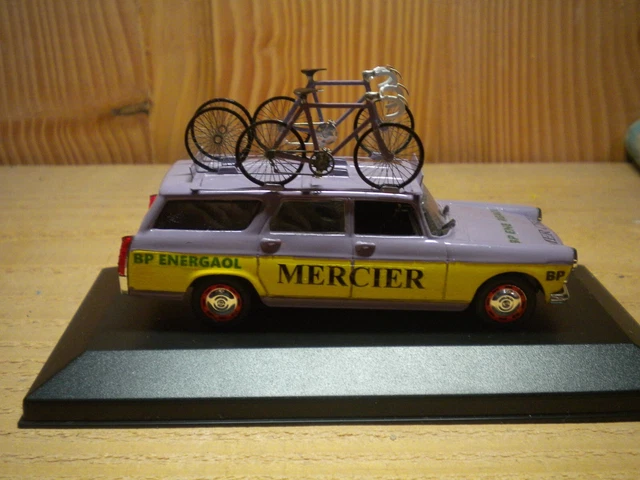 Peugeot 404 Journal L'Humanité Tour De France 1969 - Miniature 1/43 - Publicitaire