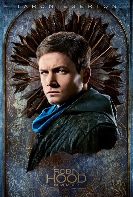 ROBIN HOOD Original 27" X 40" DS/Rolled Movie Poster - 2018 - TARON EGERTON