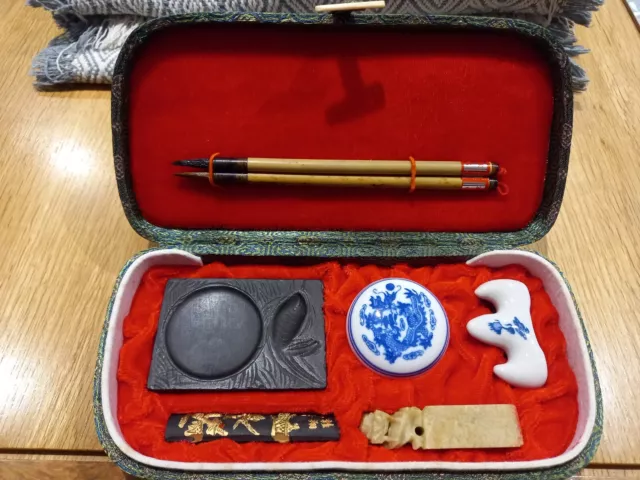 10PCS Chinese Traditional Calligraphy Set with Writing Brush