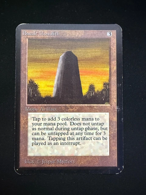 MAGIC THE GATHERING: Alpha Jade Monolith MTG Alpha $137.53