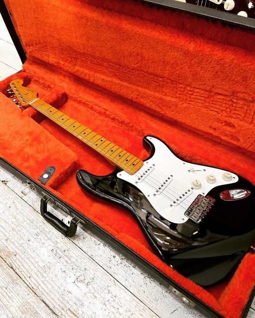 Used 1996 Fender USA American Vintage Stratocaster 57ST Black? Maple Neck W/OHSC Used 1996 Fender USA American Vintage Stratocaster 57ST Black? Maple Neck W/OHSC