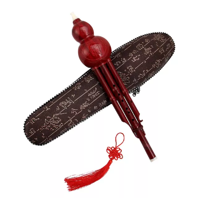 Chinese Hulusi Gourd Cucurbit Flute Bb C Yunnan Ethnic Instrument New Gift