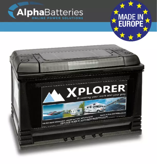 Deal Pair 2 X  Xplorer 120Ah Heavy Duty Leisure Battery