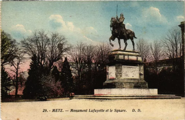 CPA AK METZ - Lafayerre and the Square Monument (455043)