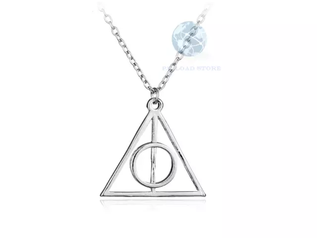 Collana Ciondolo Harry Potter E I Doni Della Morte Necklace Deathly Hallows