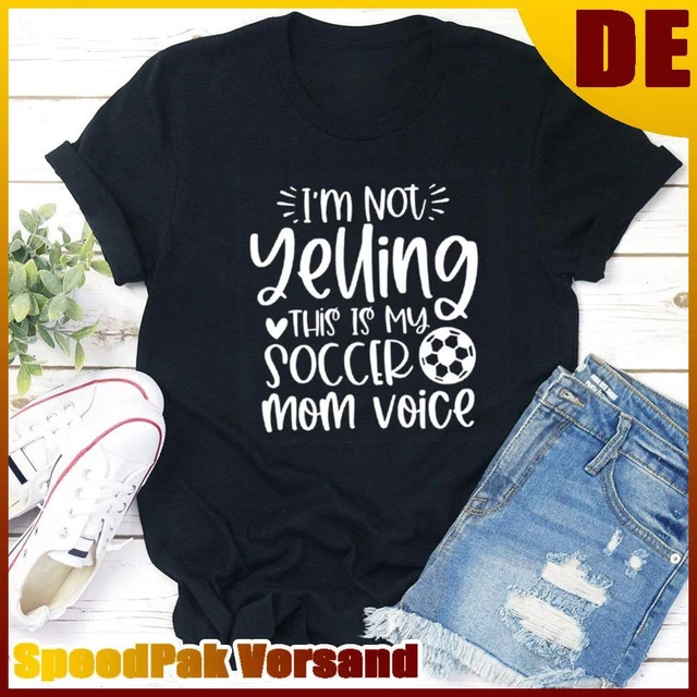 ❥ im-not-yelling-this-is-my-soccer-mom-voice-t-shirt-t-shirt-nero-XL