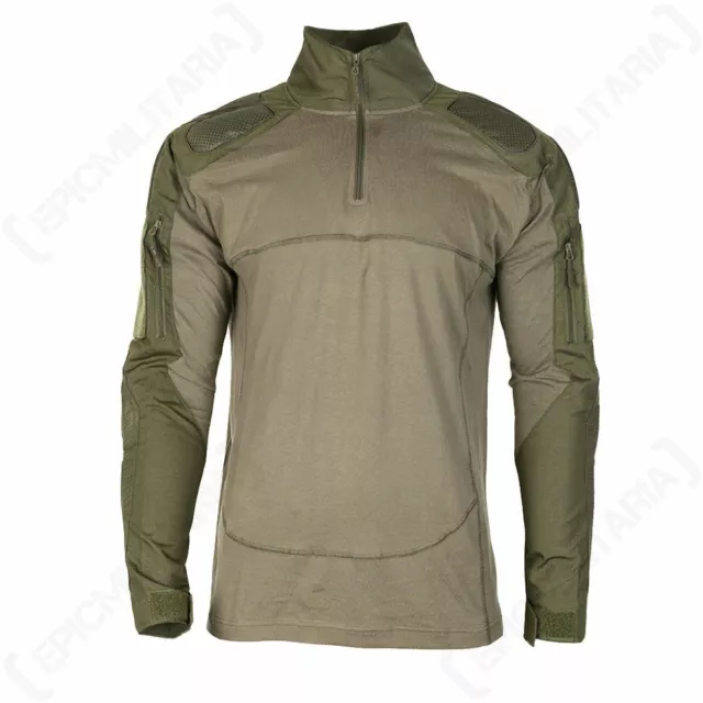 Camisa de Combate Quimera - Verde Oliva - Tactical Top Airsoft Hiking Paintball