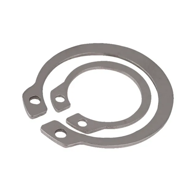 A2 Stainless Steel External Circlips Retaining Rings Snap C-Clip 3mm-75mm DIN471