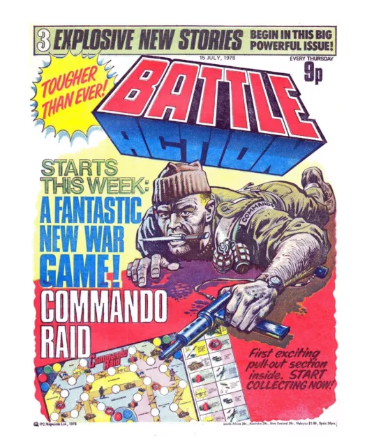 COMPLETE BATTLE / BATTLE ACTION (1975 - 1988) ON DVD /664 +  Annuals specials