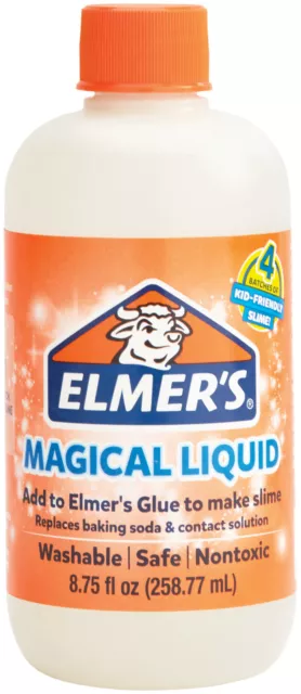 2x Elmers Green Apple Scented Magical Liquid Glue Slime Activator, 65g