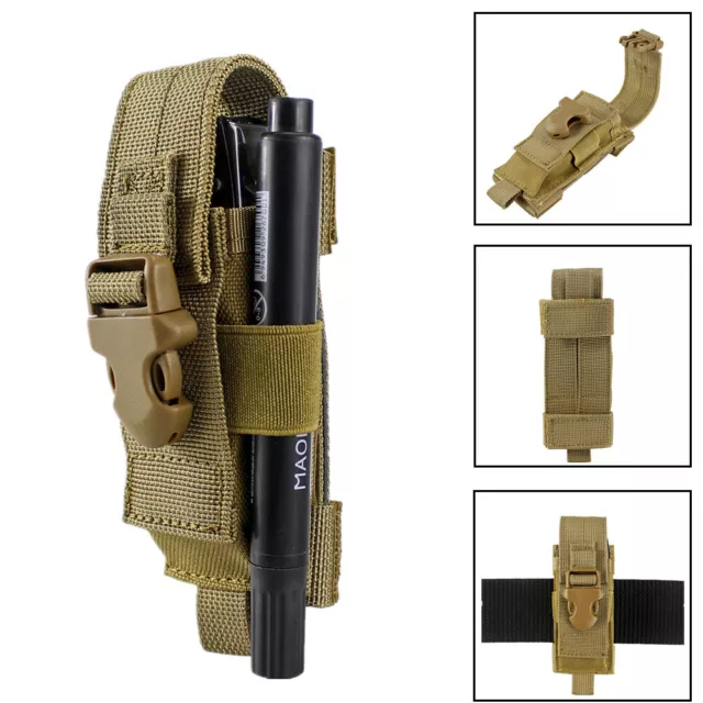 Multitool Sheath Folding Knife Sheath Pouch for Belt Molle Flashlight Mag Pouch