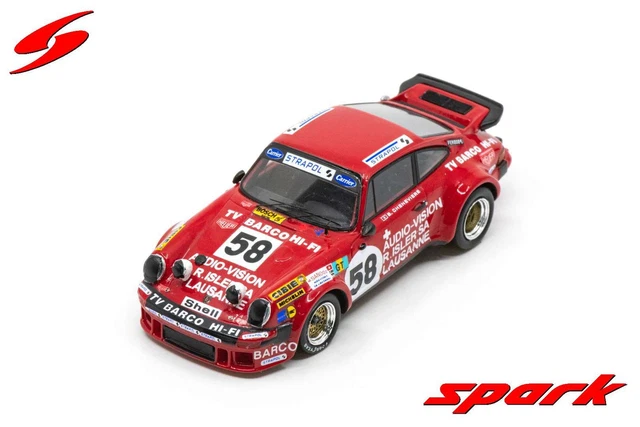 SPARK 1/43 PORSCHE 934 1976 Red KID BOX Limited Edition
