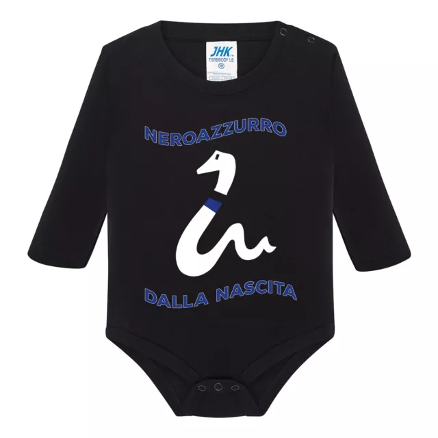 BODY NEONATO INTER manica corta Idea Regalo per bimbo divertente interista