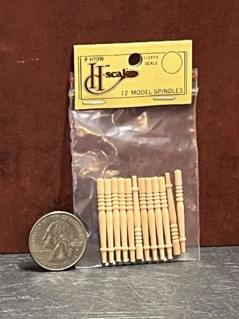Dollhouse Miniature Porch Spindles  #7009 1:24 half scale F57 Dollys Gallery