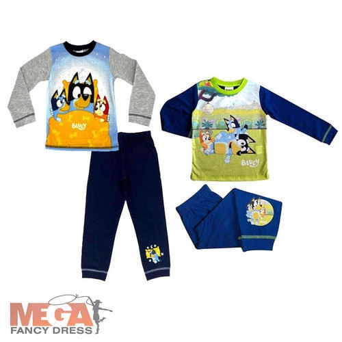 Pigiama TV Ufficiale Bluy Bambino Cartoni Bambini Ragazzi 18Mths - 5Anni