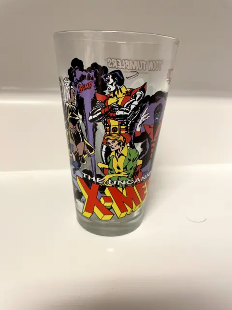 Marvel Comics DC Superheros TOON TUMBLER Glass Glasses Glassware LOT of 15 MINT