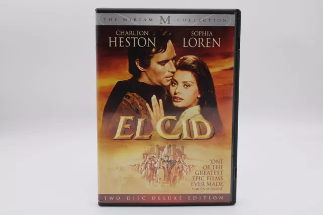 El Cid (DVD, 2008, 2-Disc Set, Deluxe Edition) Charlton Heston, Sophia Loren