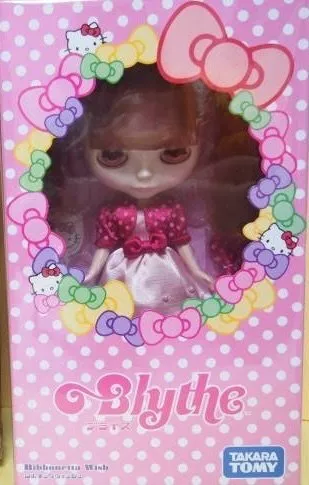 Neo Blythe Ribbonetta Wish Hello Kitty Fashion Doll Action Figure Japan