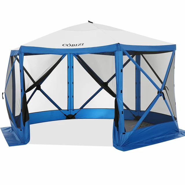 Pavillon Popup Garten Party Camping Fest Event Zelt Bier 6 Seitenteile 3,6mx3,6m