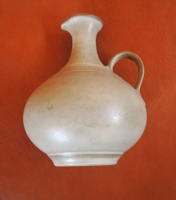 Tonvase Keramik Krug Henkel Vase Getöpfert Handarbeit Töpferwerkstatt Signatur