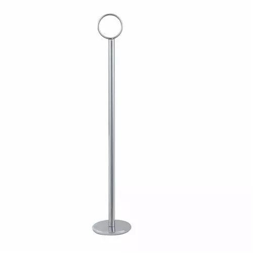 Winco TBH-12, 12-Inch High Stainless Steel Table Number Card Holder