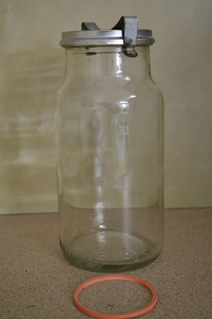 PRESERVING JAR FOWLERS VACOLA No 65 Large With Clip ,Lid &Seal Genuine ...